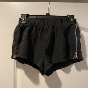 Black athletic shorts from Forever 21